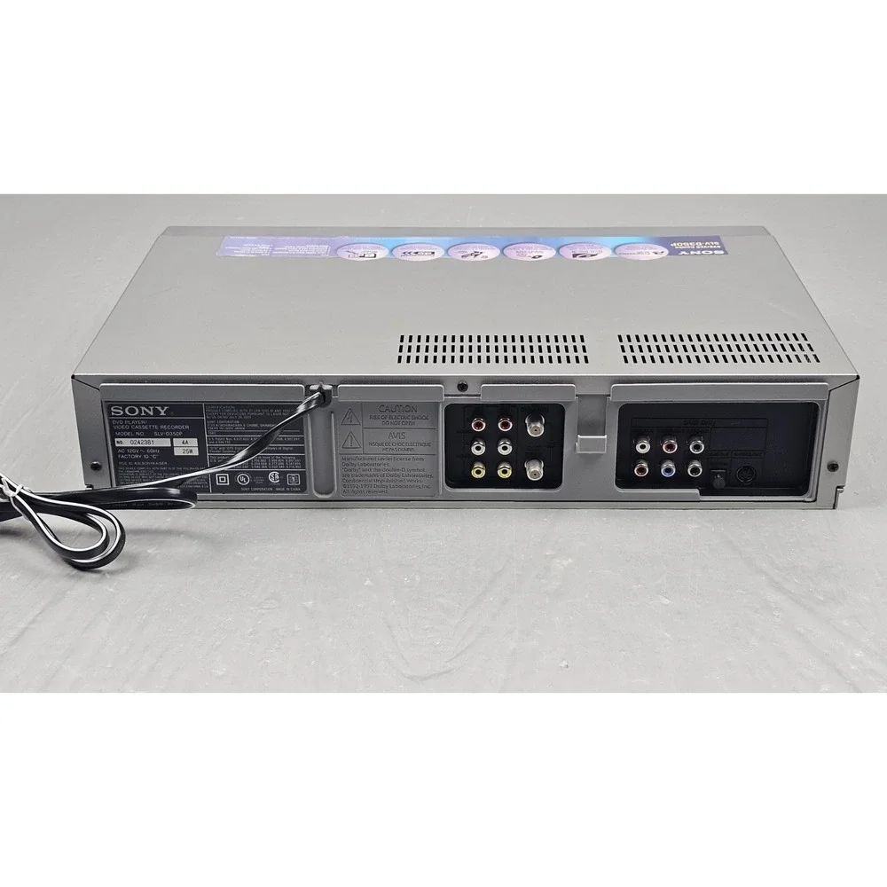Sony SLV-D350P VCR DVD Combo Player VHS Player Tested Working